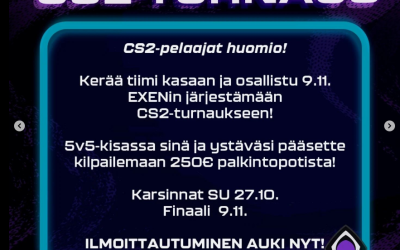 EXEN: syksyn CS2-turnaus on täällä