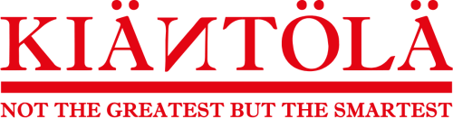 The logo of Kiäntölä and their motto "not the greatest but the smartest".
