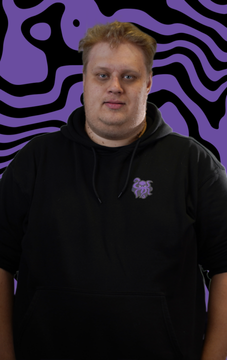 Kuvassa Patrik Falck.